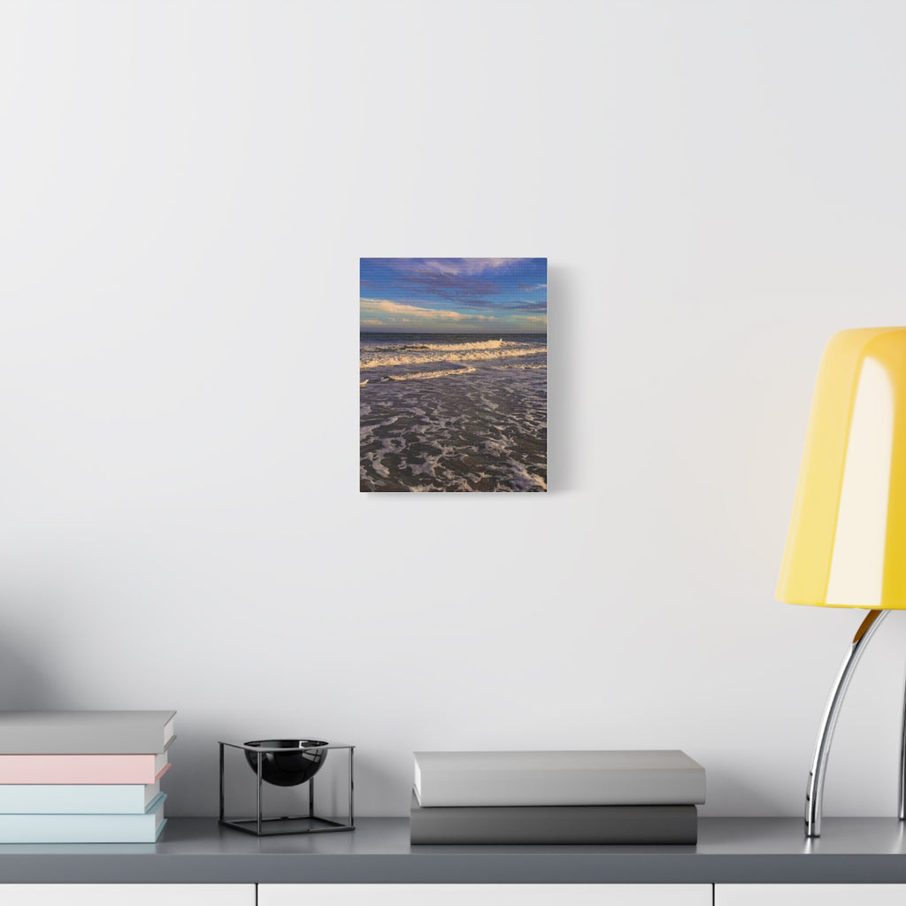 Waves & Sky Matte Canvas Print