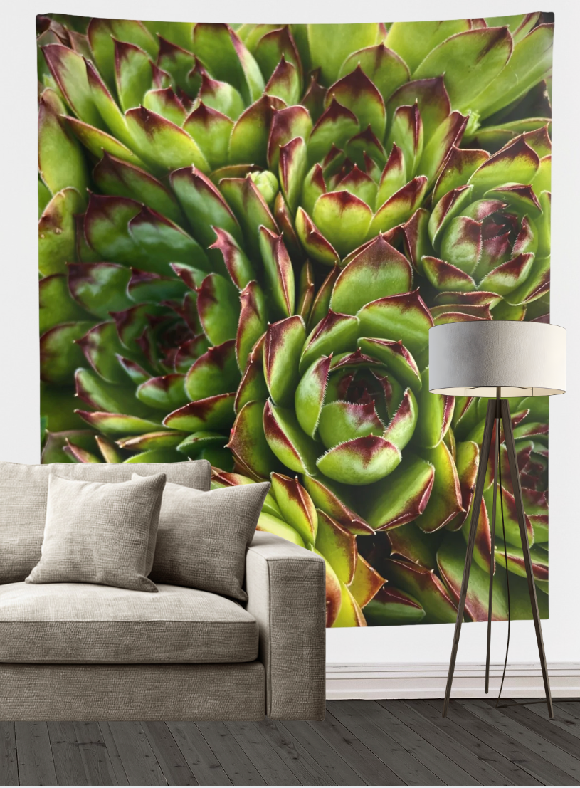 Succulent Garden Tapestry