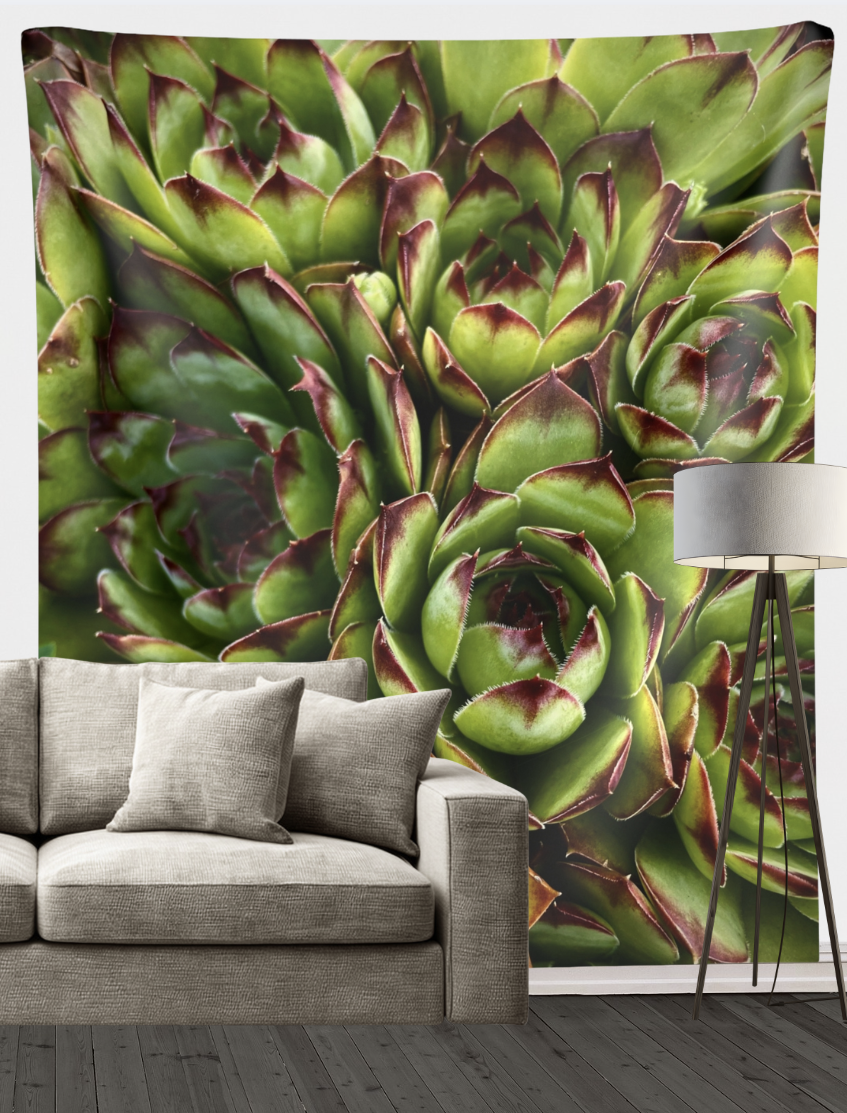 Succulent Garden Tapestry