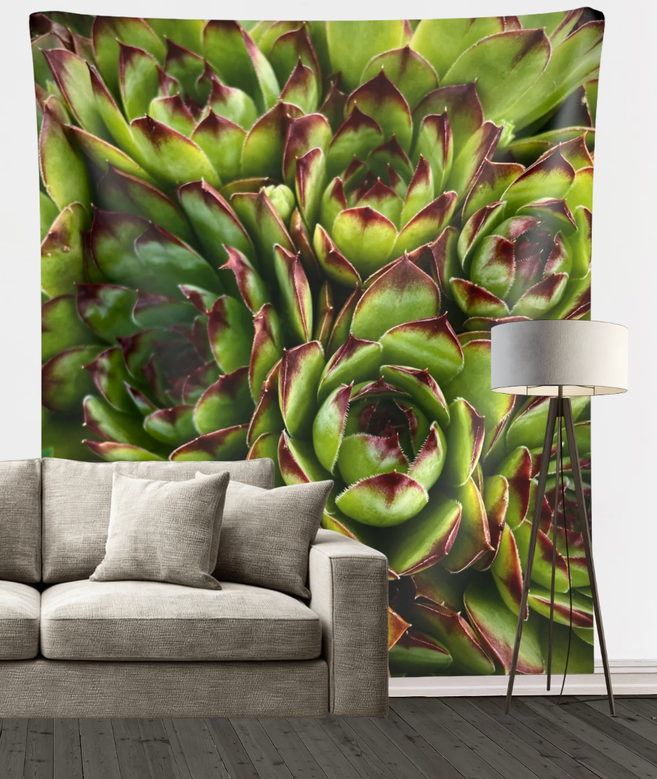 Succulent Garden Tapestry