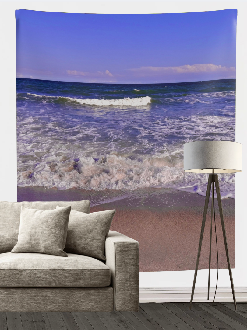 Beach Waves Wall Tapestry