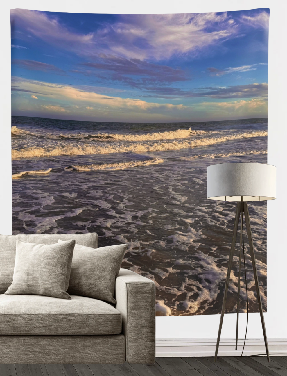 Waves & Sky Wall Tapestry