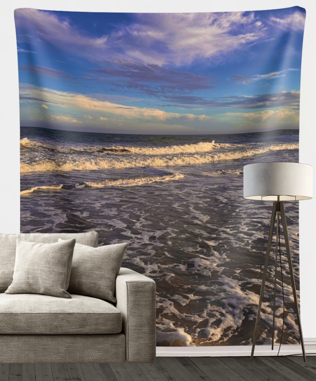 Waves & Sky Wall Tapestry