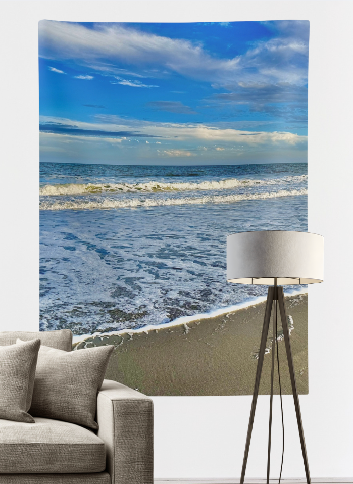 Turquoise Beach Wall Tapestry