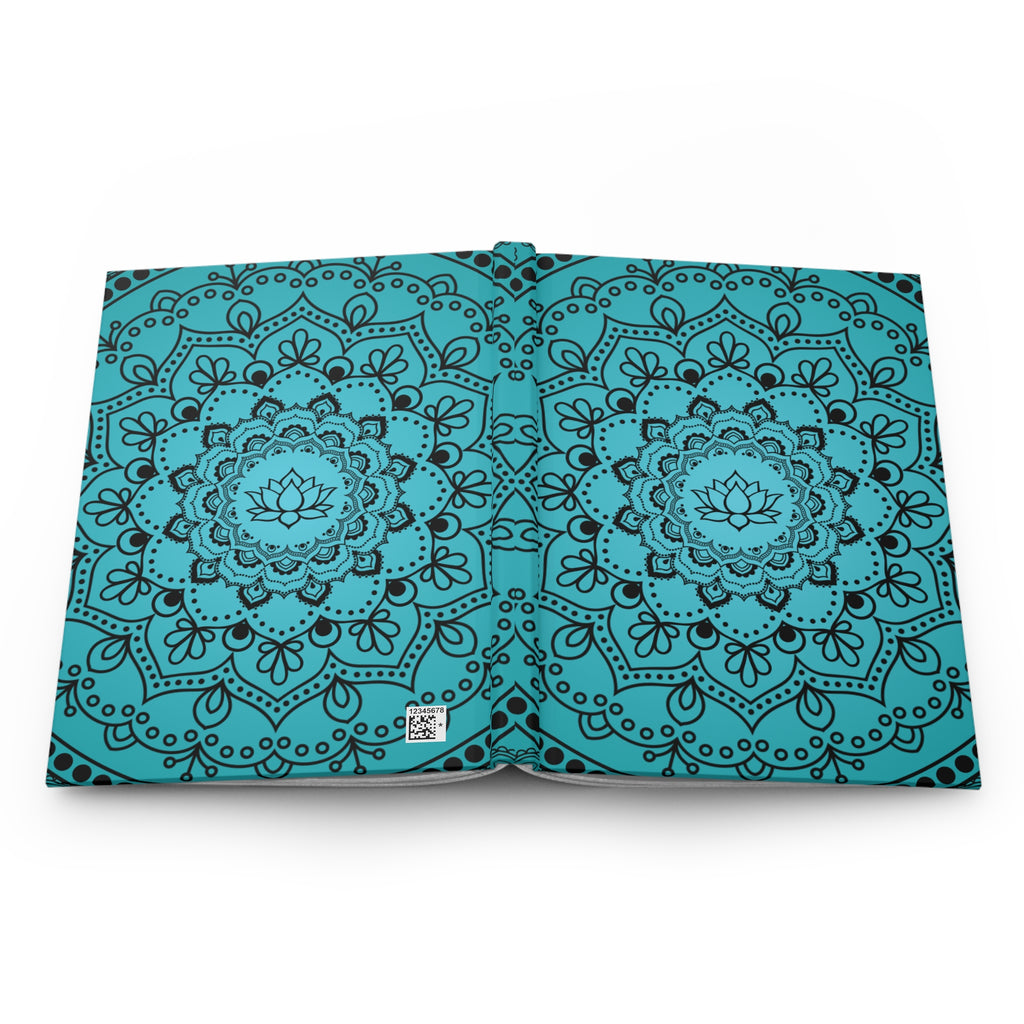 Blue Mandala Hardcover Journal