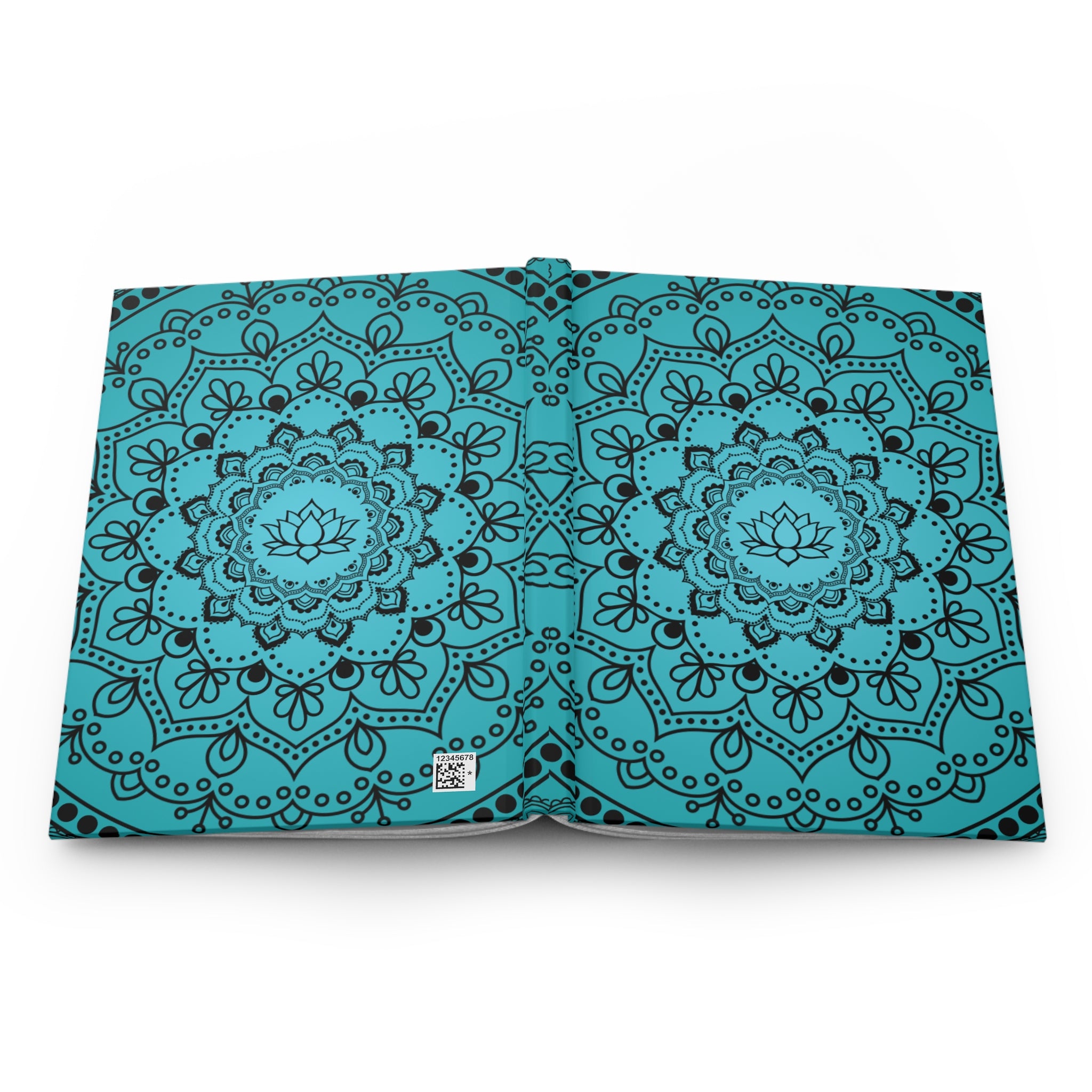 Blue Mandala Hardcover Journal