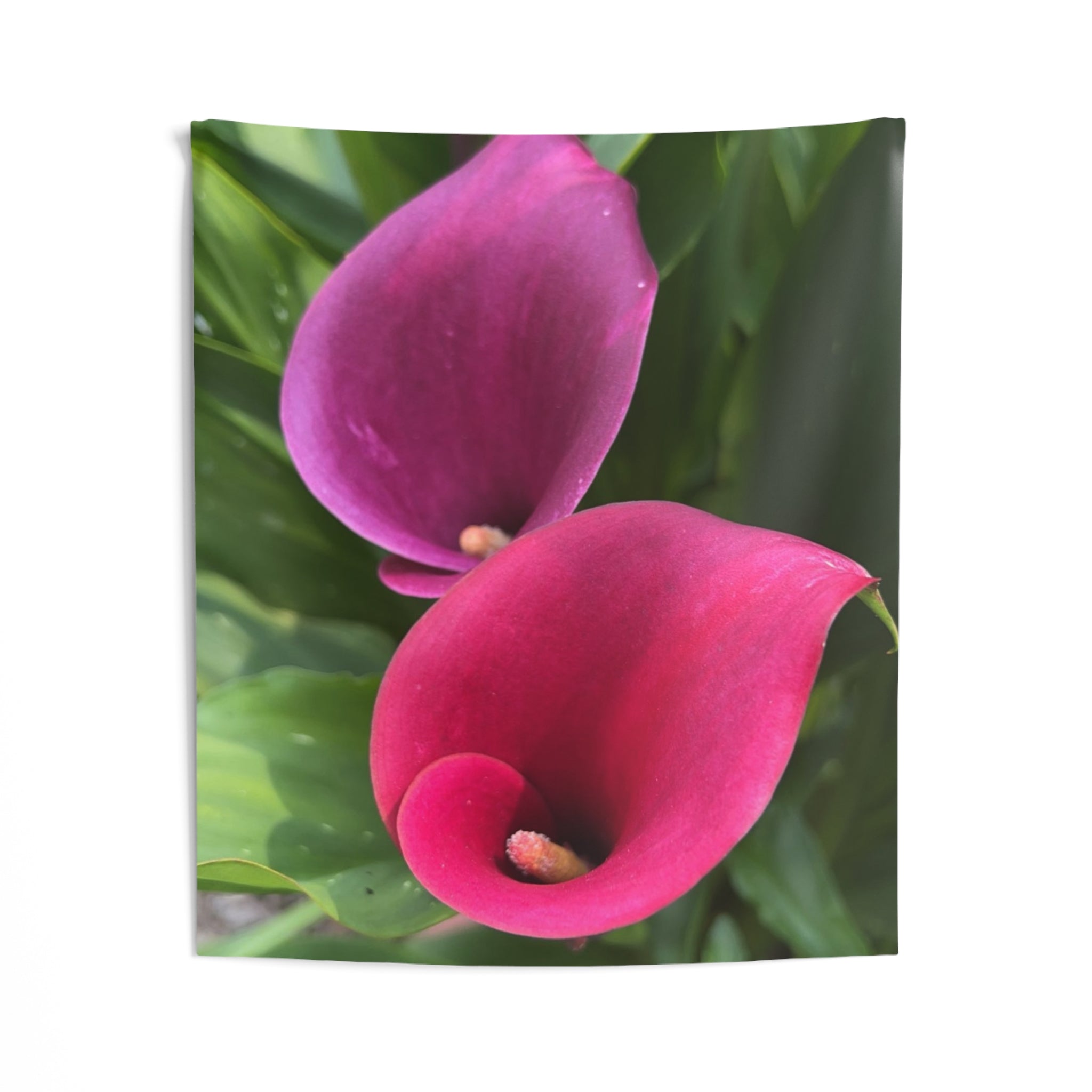 Two Calla Lilies Wall Tapestry
