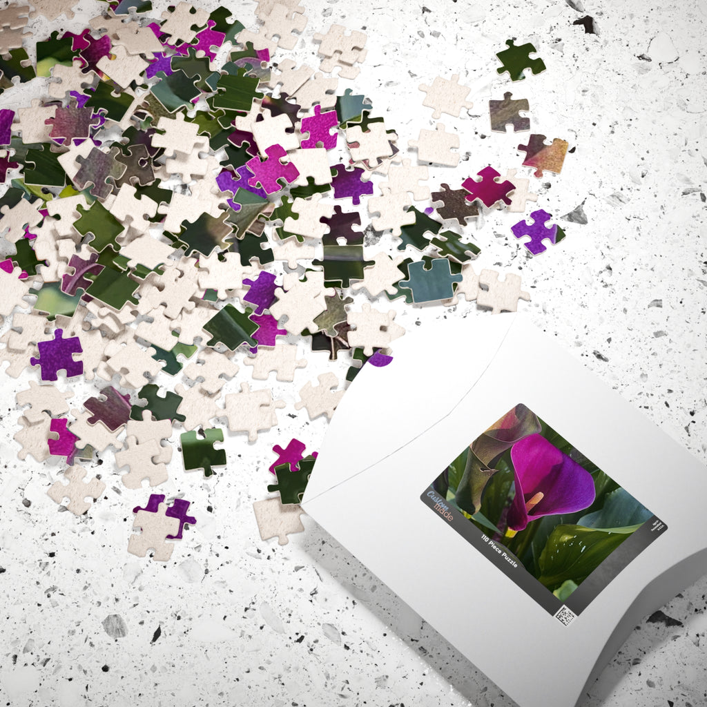 Purple Calla Lily Jigsaw Puzzle