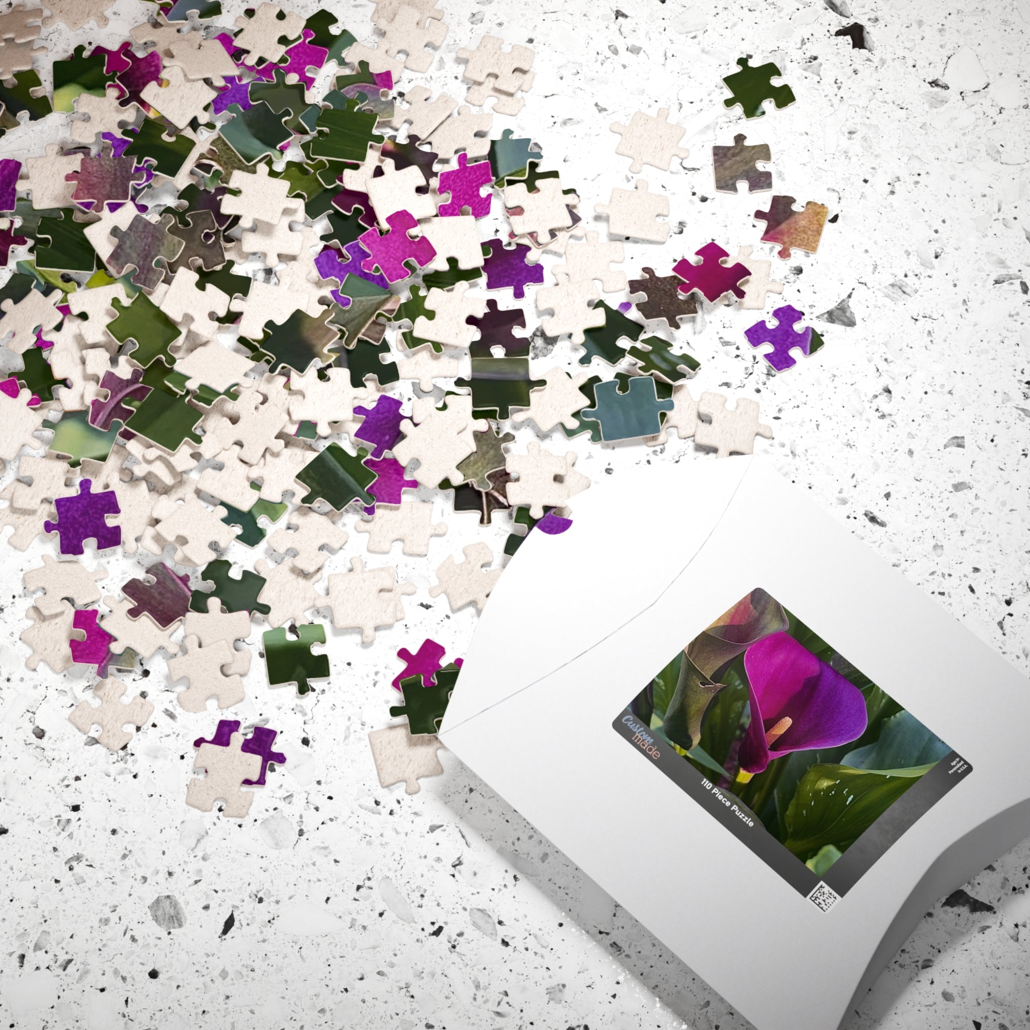 Purple Calla Lily Jigsaw Puzzle