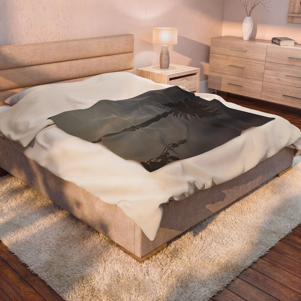 Palm Tree Throw Blanket