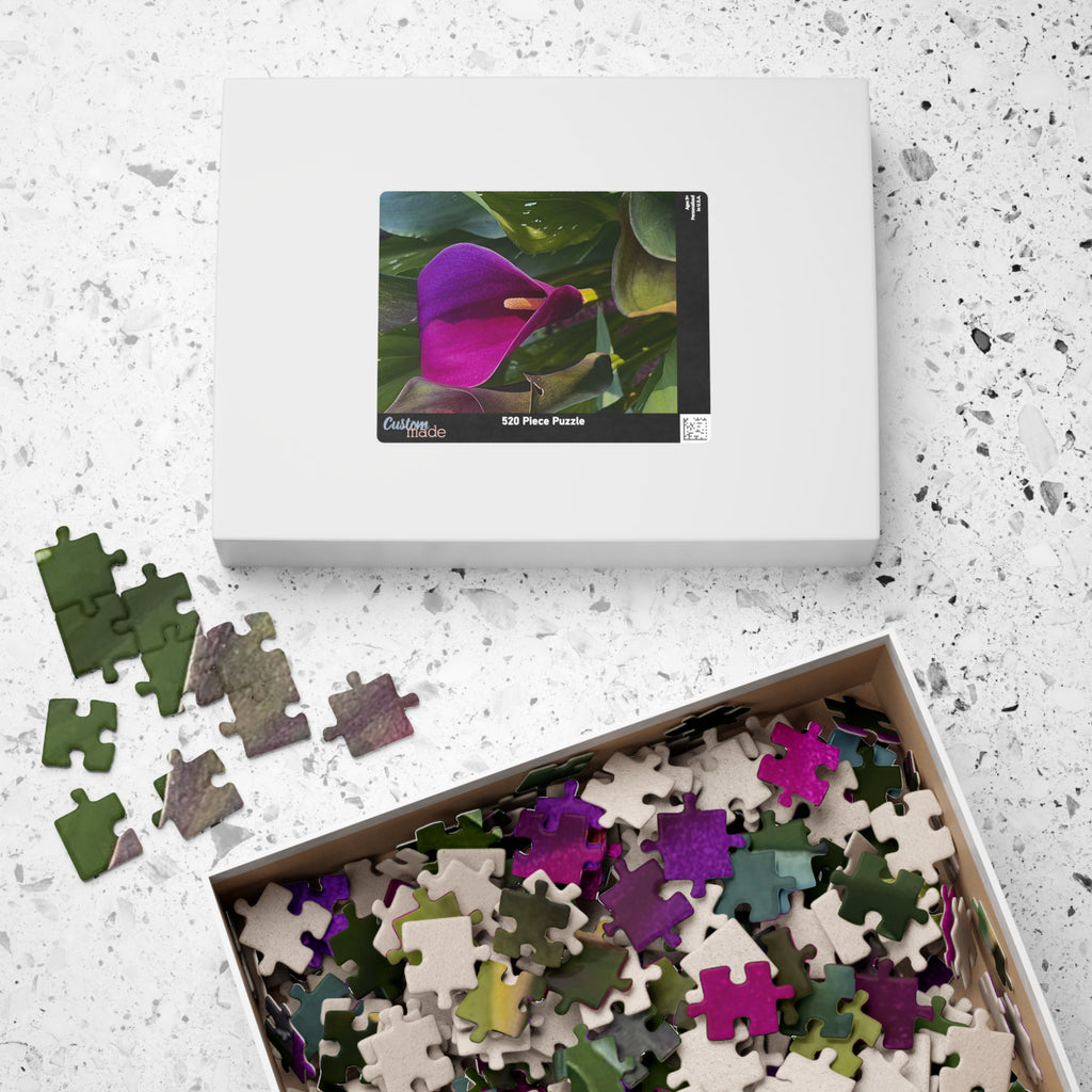 Purple Calla Lily Jigsaw Puzzle