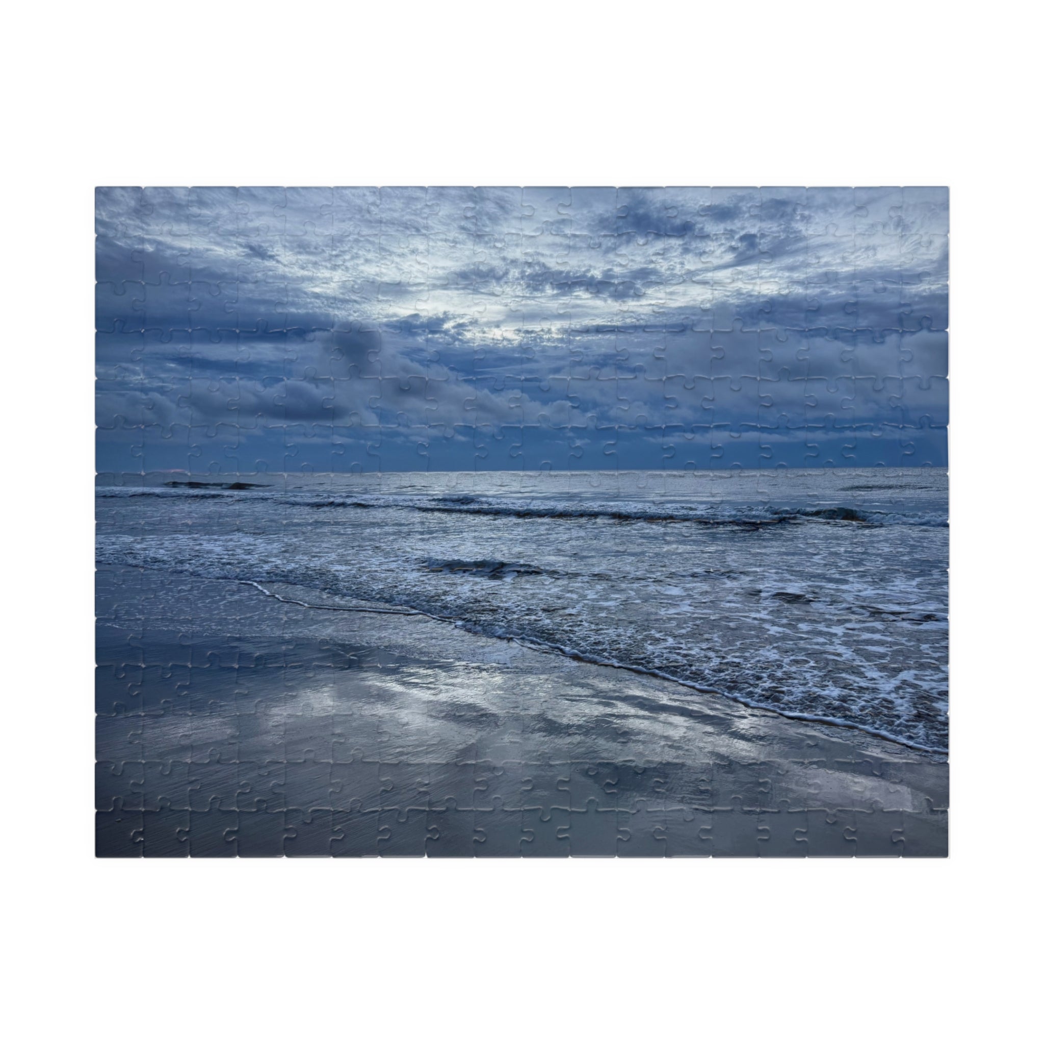 Cloudy Beach Jigsaw Puzzle