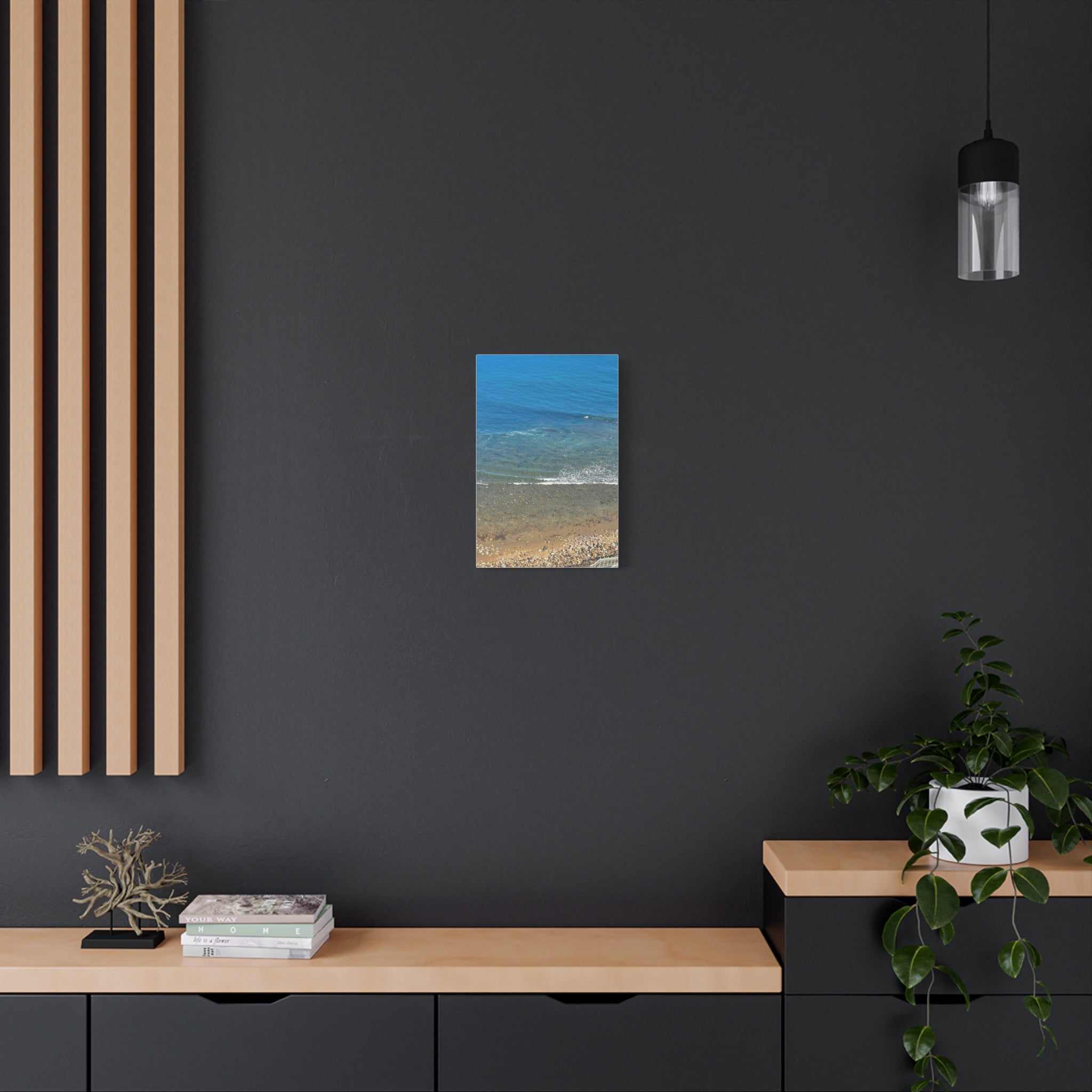 Blue Shore Canvas Print