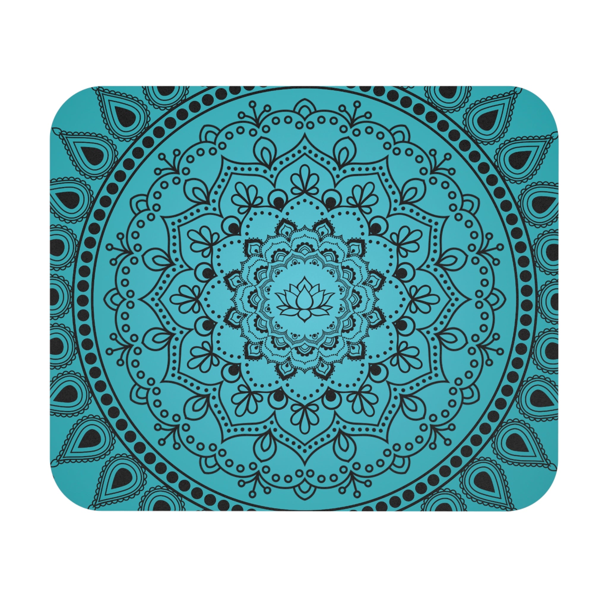 Blue Mandala Mouse Pad