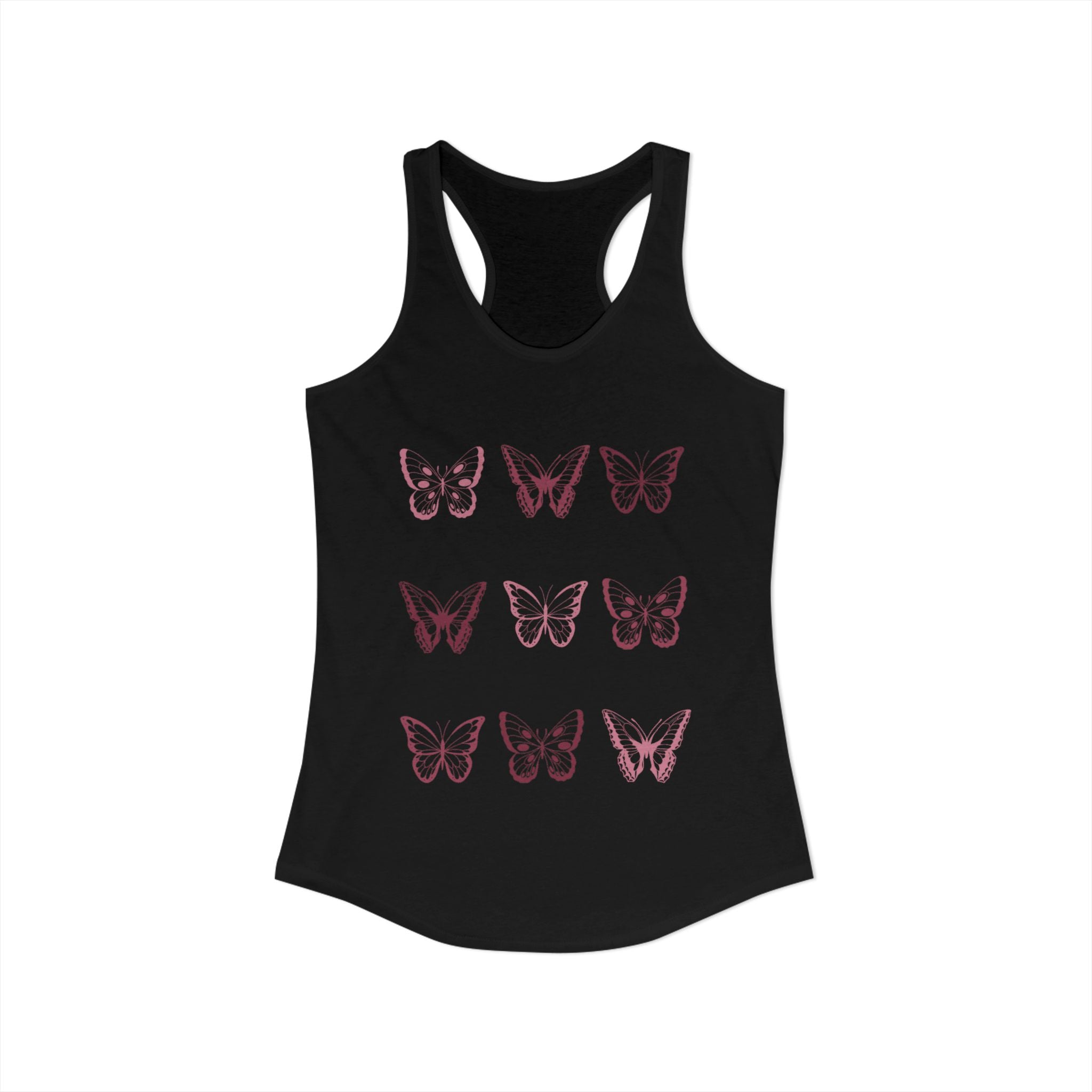 Butterfly Grid Racerback Tank