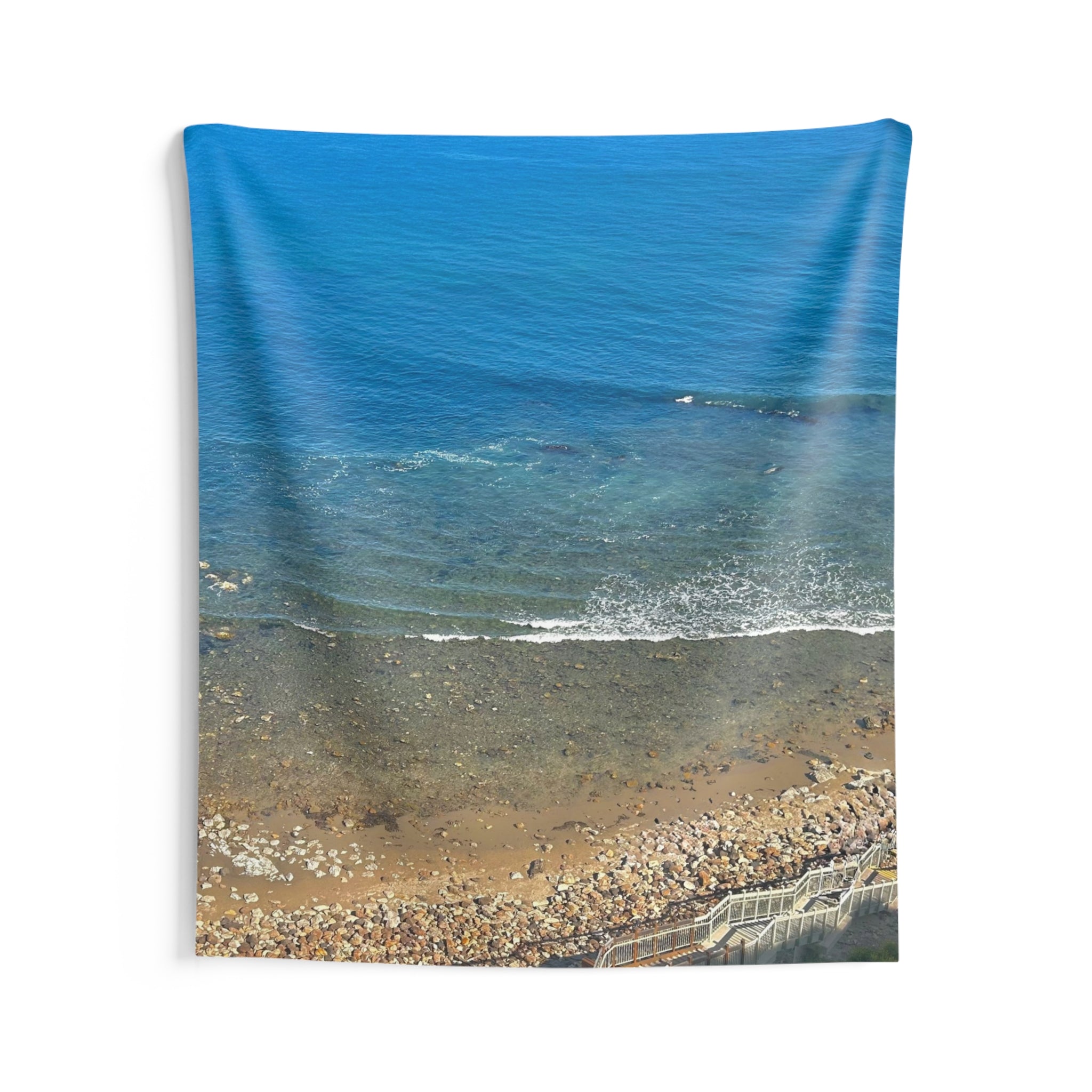 Blue Shore Wall Tapestry