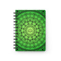 Green Mandala Spiral Journal