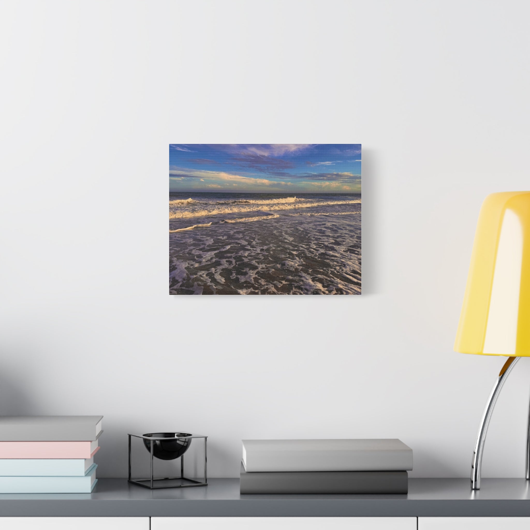 Waves & Sky Matte Canvas Print