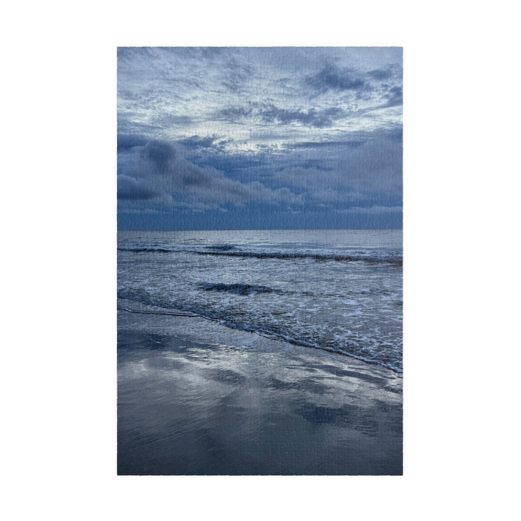 Cloudy Beach Jigsaw Puzzle