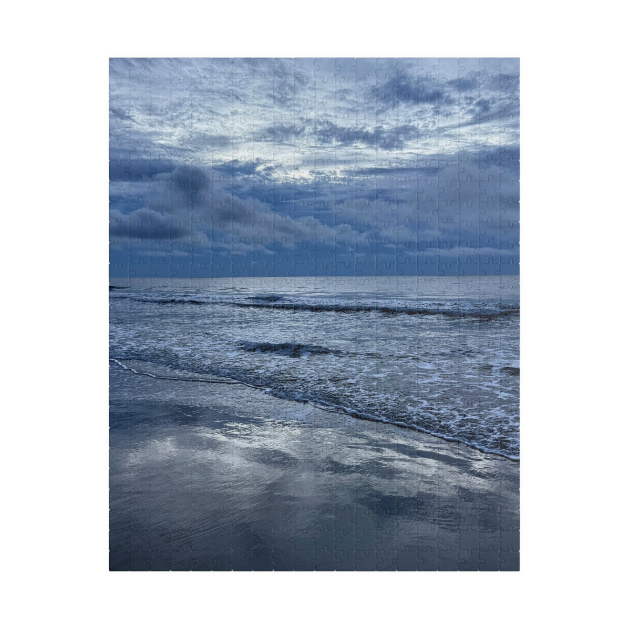 Cloudy Beach Jigsaw Puzzle
