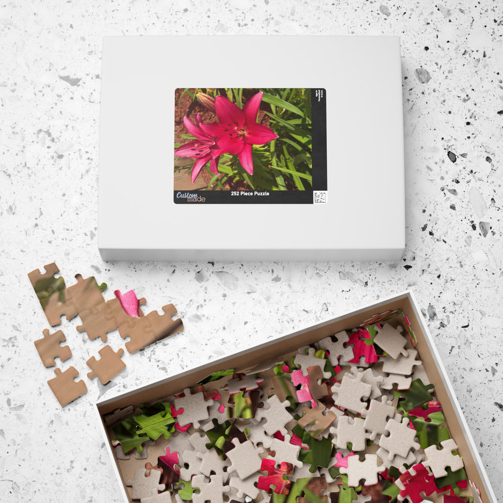 Pink Asiatic Lily Jigsaw Puzzle