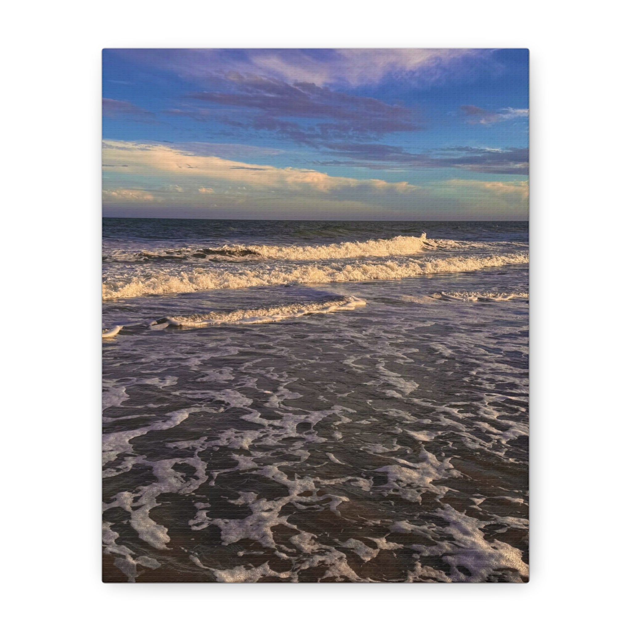 Waves & Sky Matte Canvas Print