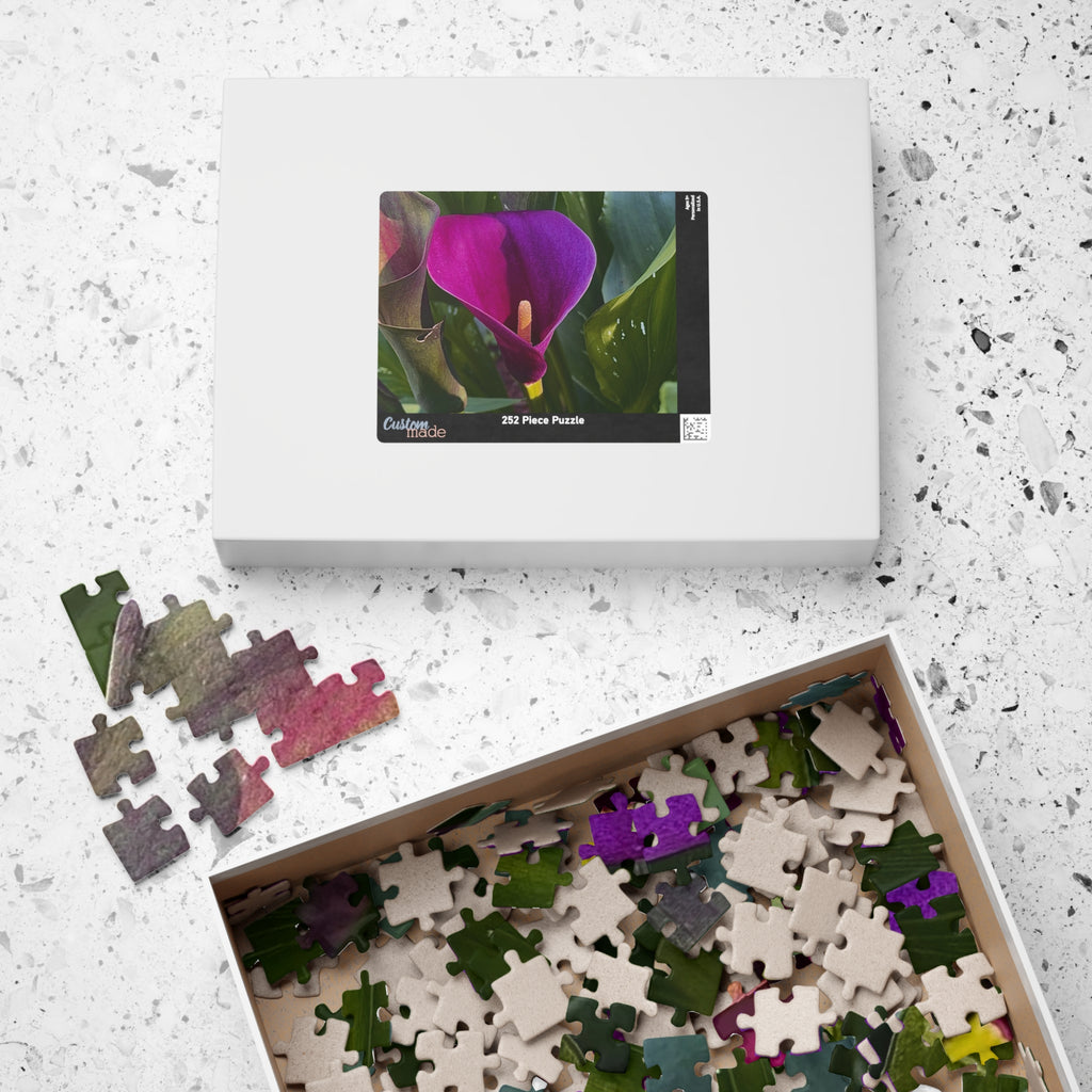 Purple Calla Lily Jigsaw Puzzle