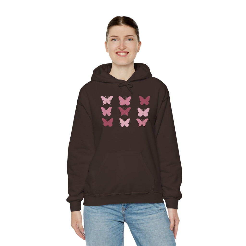 Butterfly Grid Hoodie Solid
