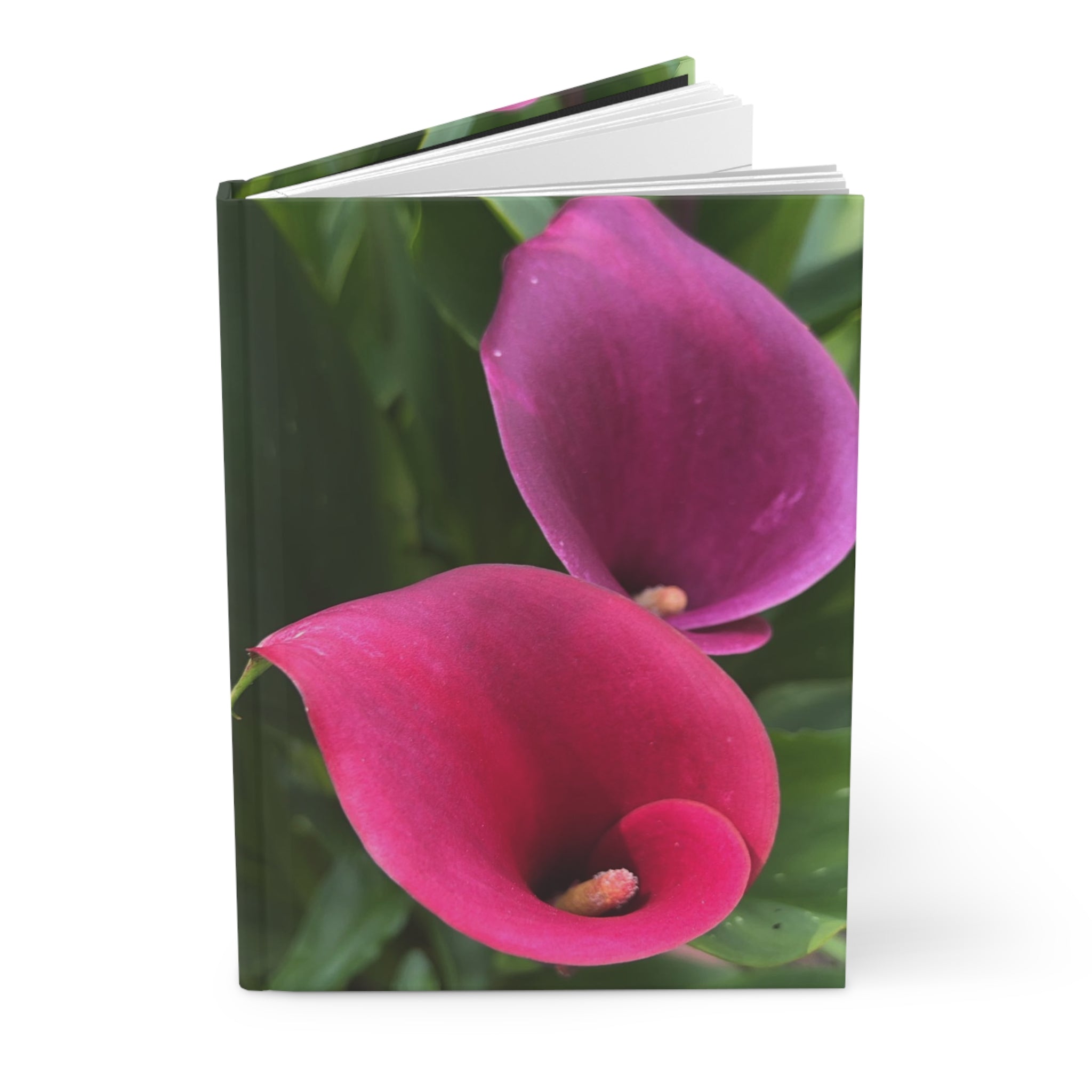 Pink Calla Lily Hardcover Journal
