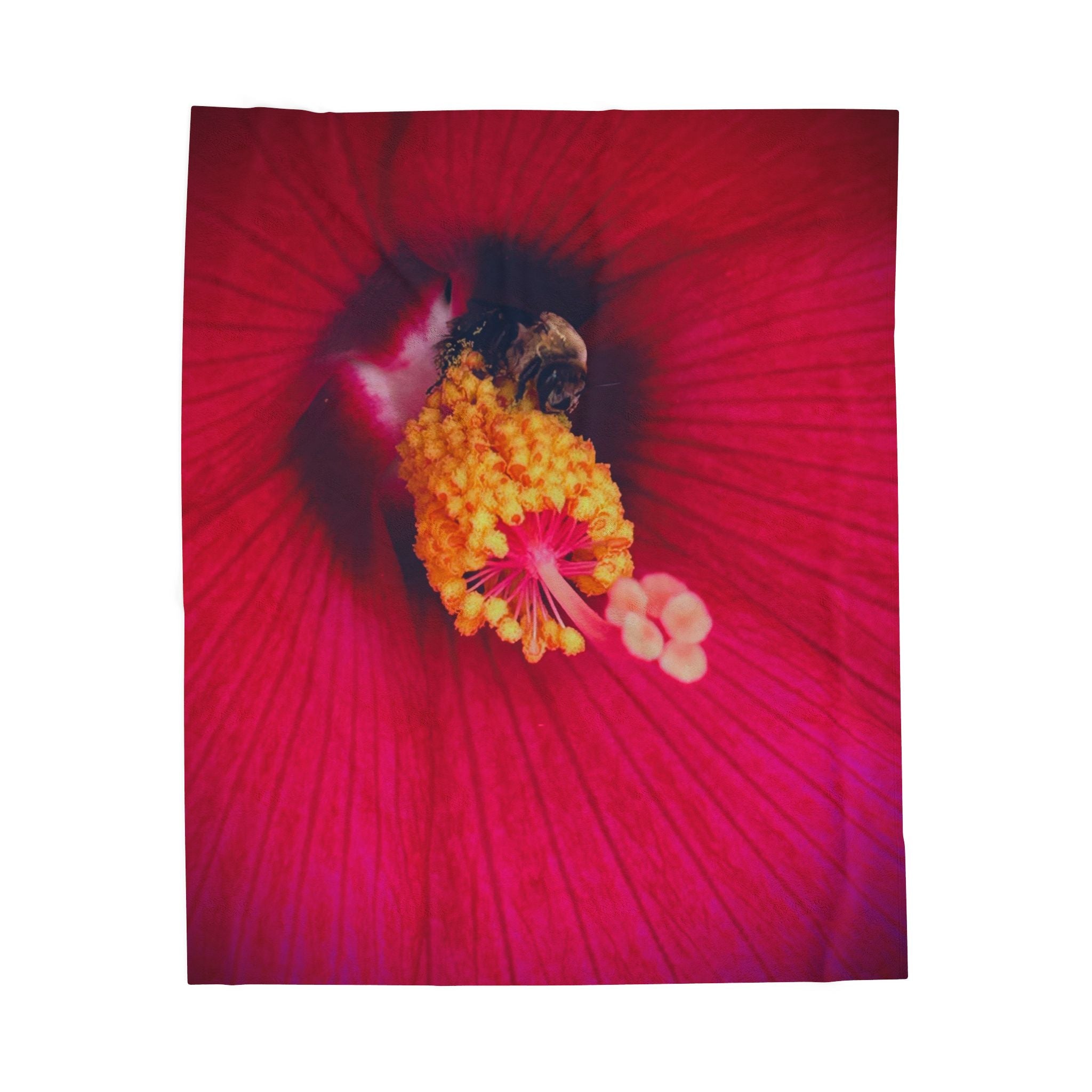Sleeping Bee Throw Blanket