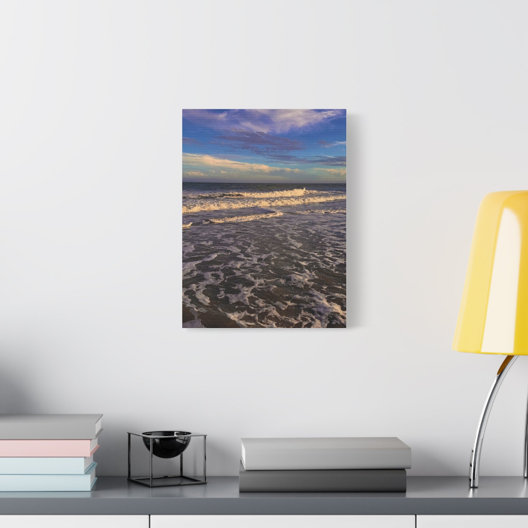 Waves & Sky Matte Canvas Print