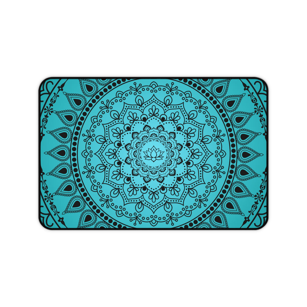 Blue Mandala Desk Mat