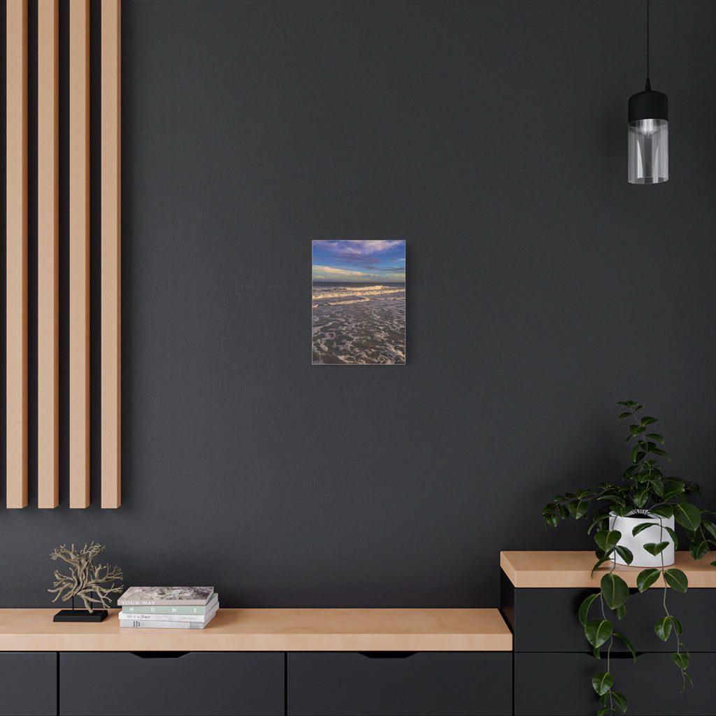 Waves & Sky Matte Canvas Print