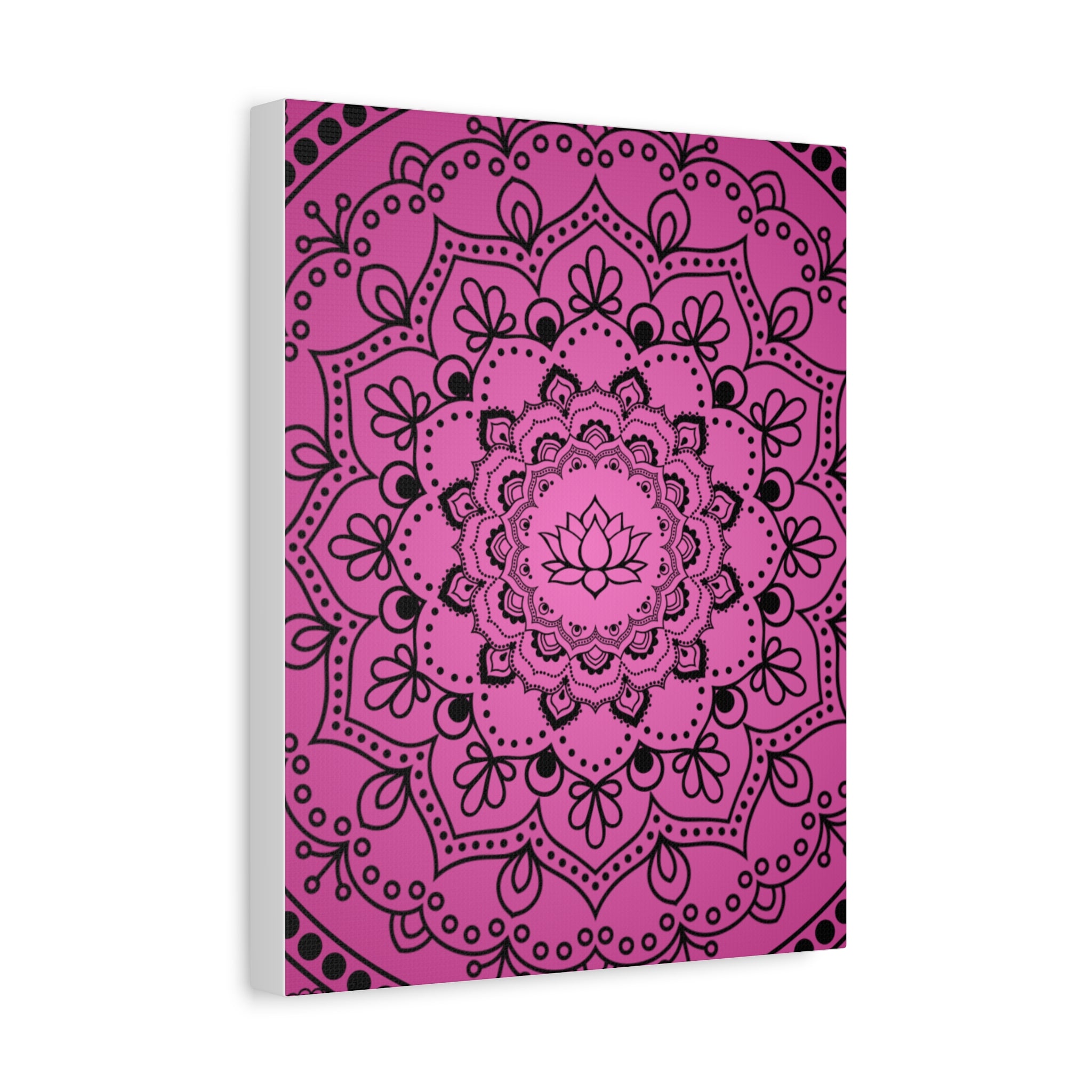 Pink Mandala Canvas Print