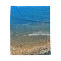 Blue Shore Throw Blanket