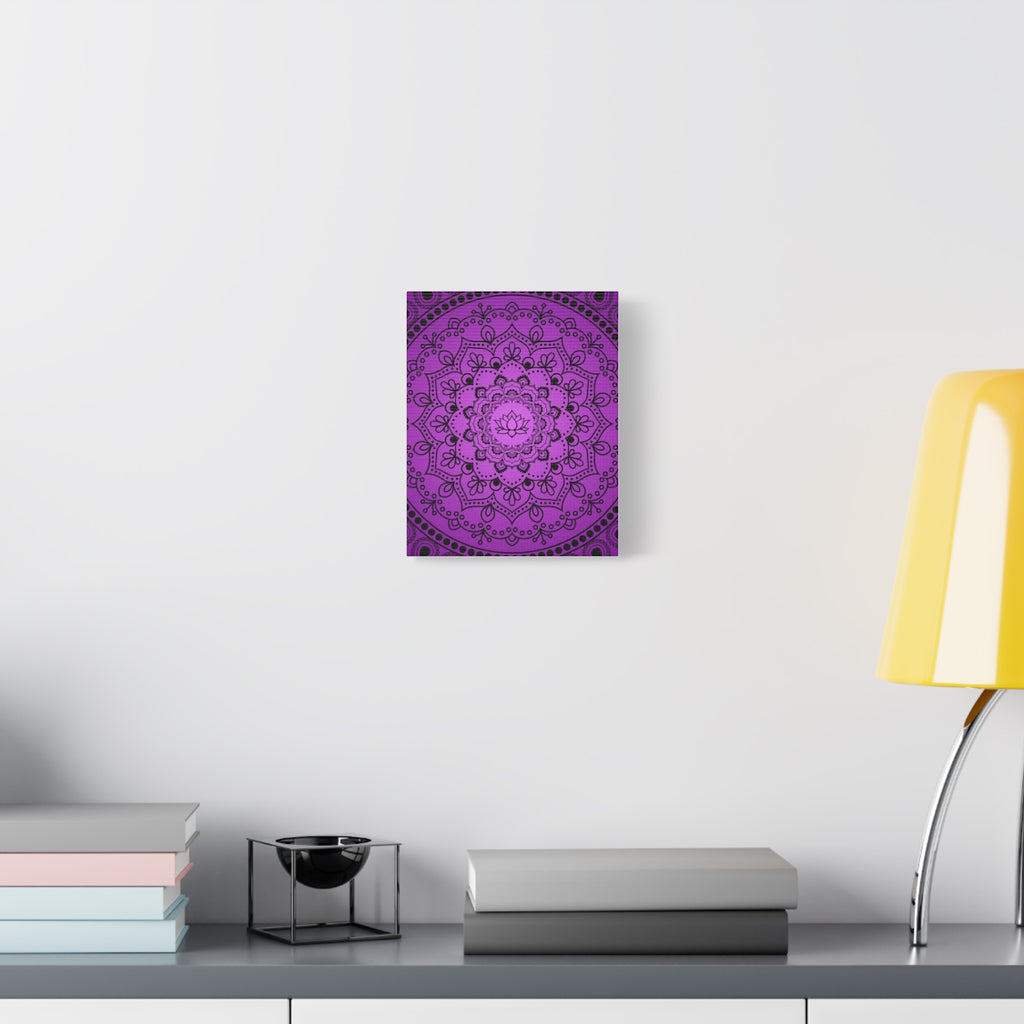 Purple Mandala Canvas Print