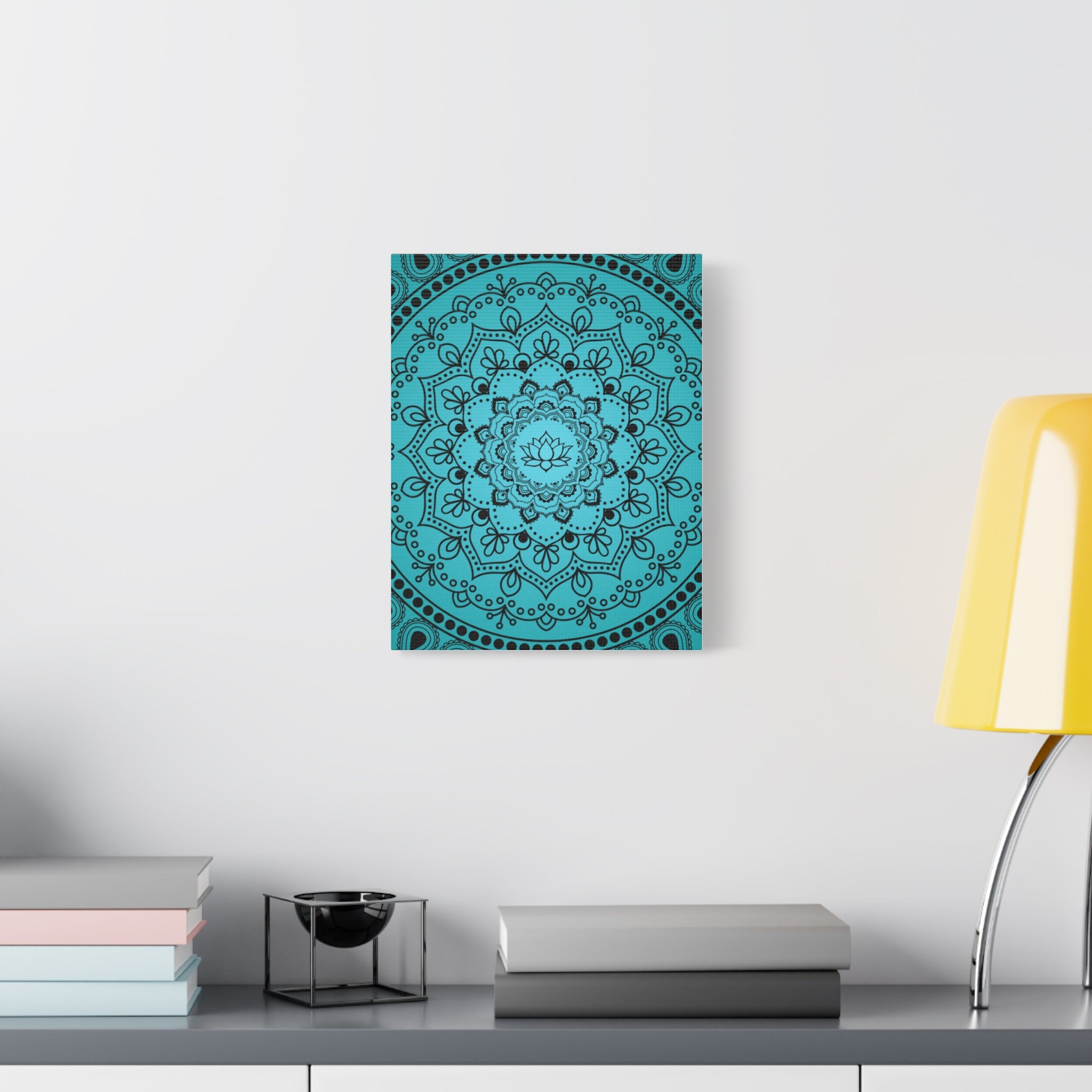 Blue Mandala Canvas Print