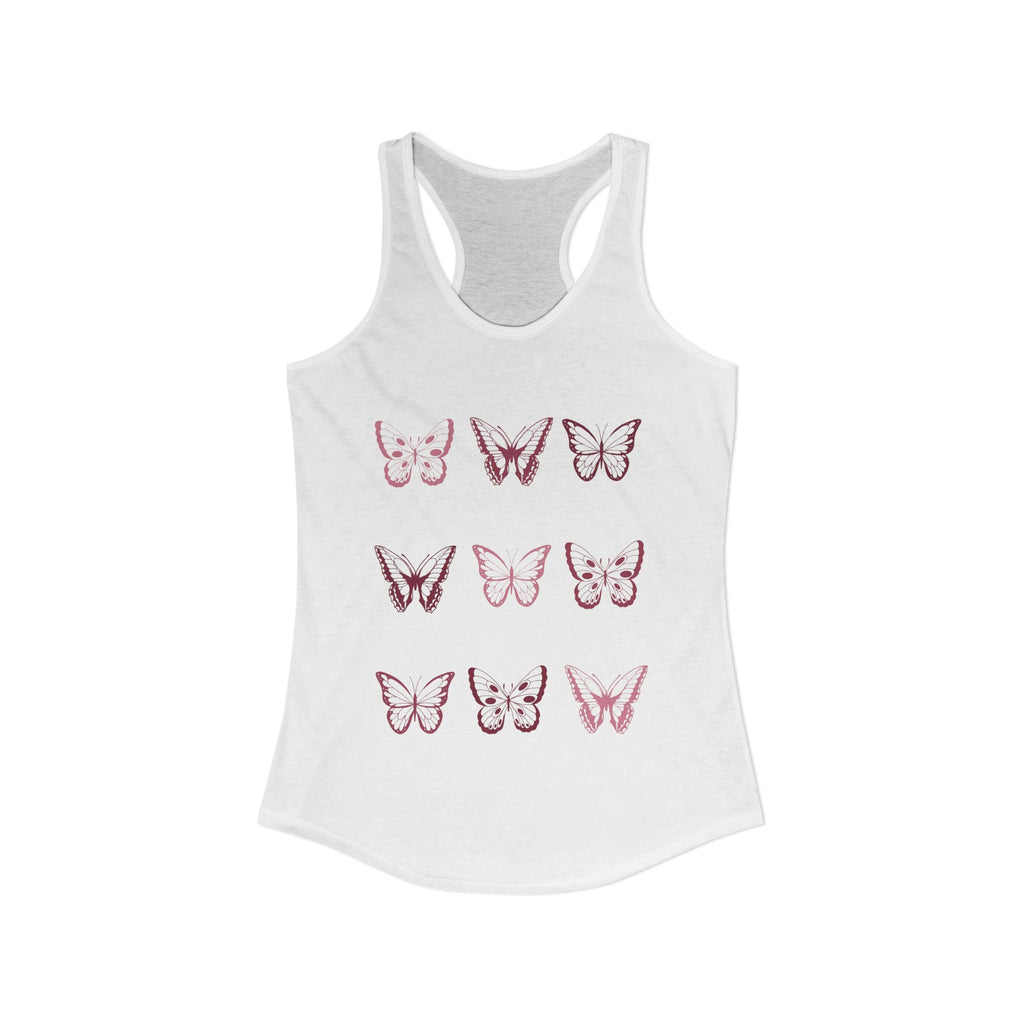 Butterfly Grid Racerback Tank