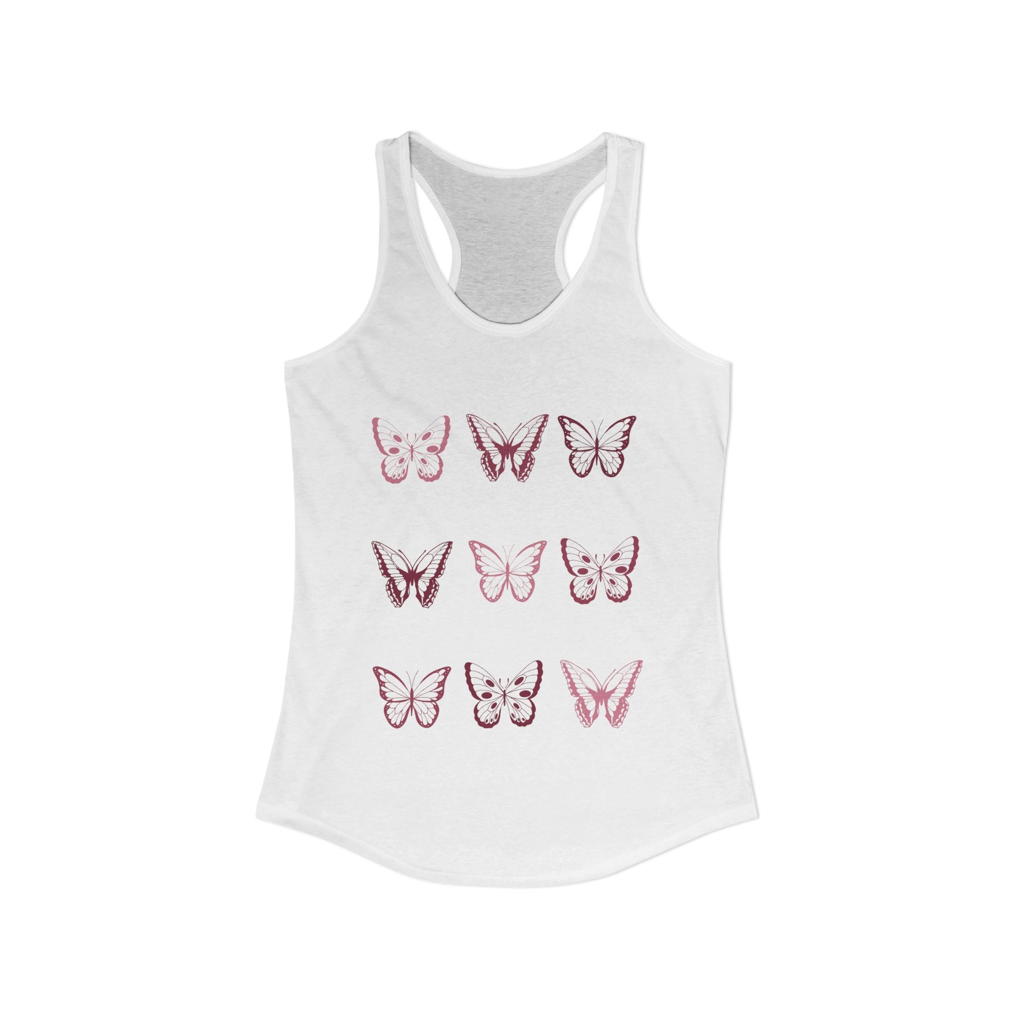 Butterfly Grid Racerback Tank