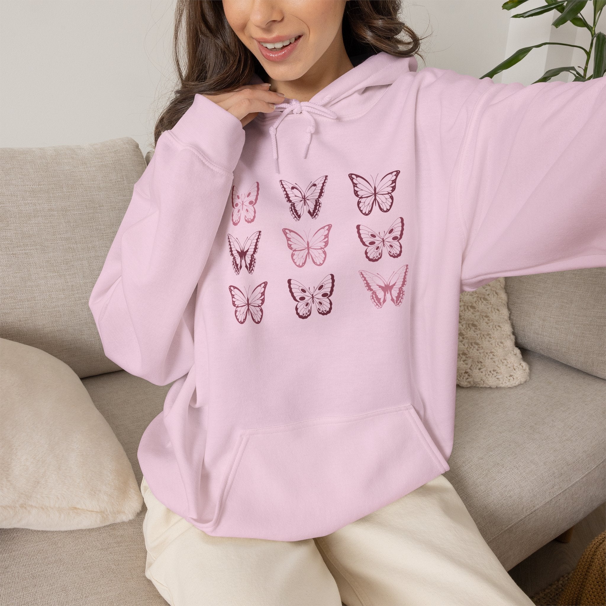 Butterfly Grid Hoodie