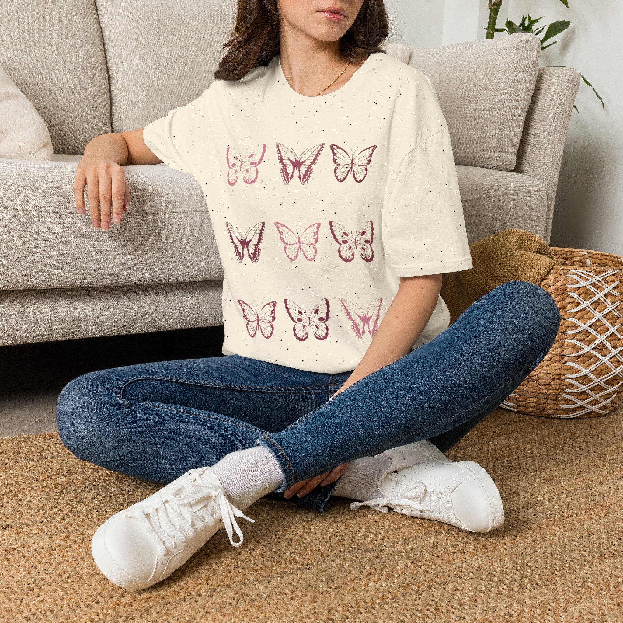 Butterfly Grid T-Shirt