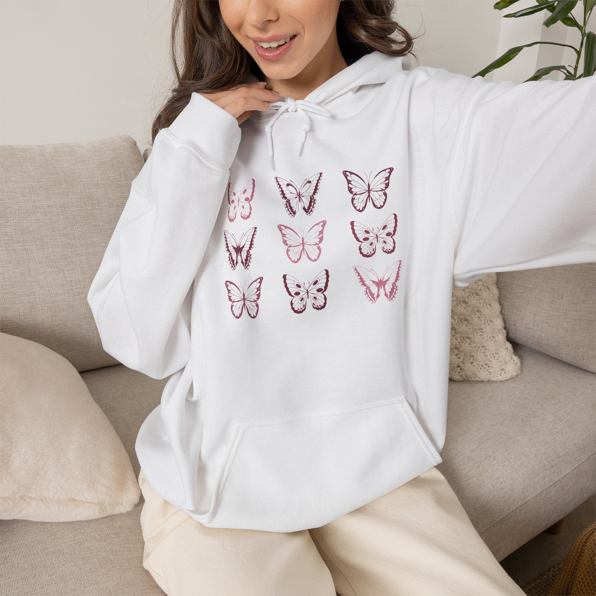 Butterfly Grid Hoodie