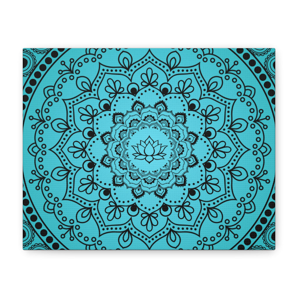 Blue Mandala Canvas Print