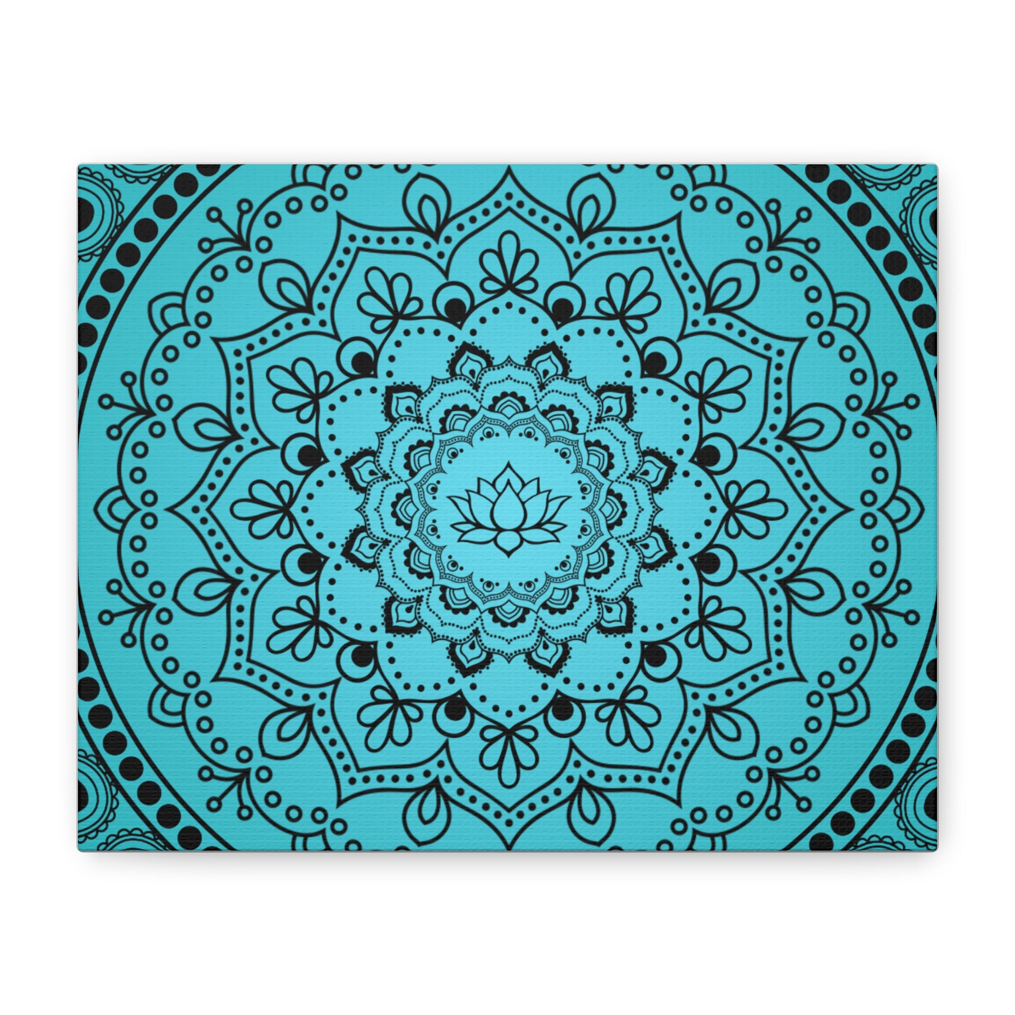 Blue Mandala Canvas Print