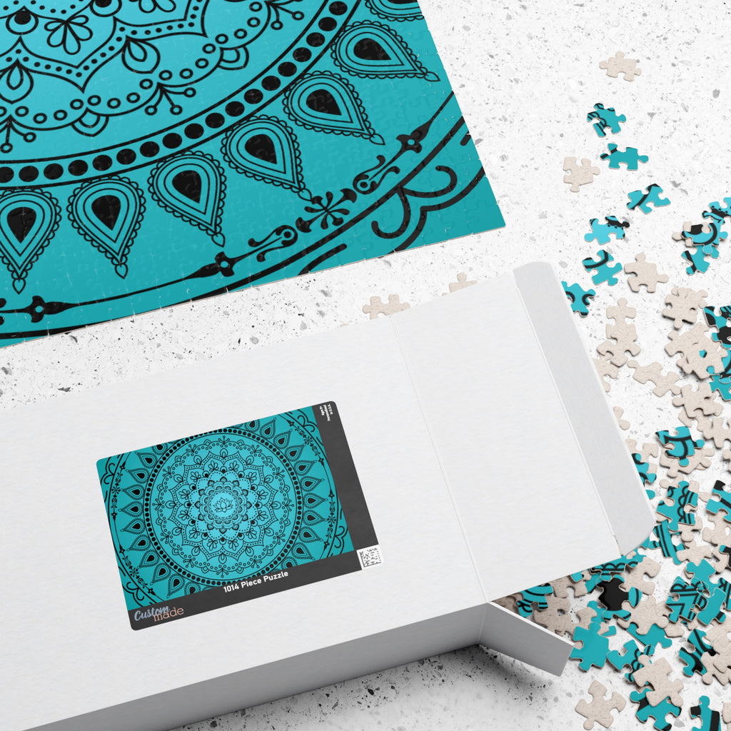 Blue Mandala Jigsaw Puzzle