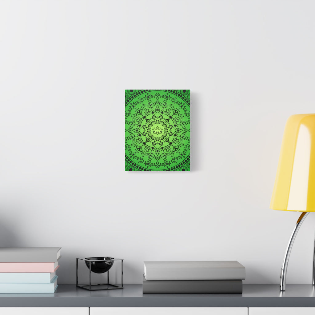 Green Mandala Canvas Print