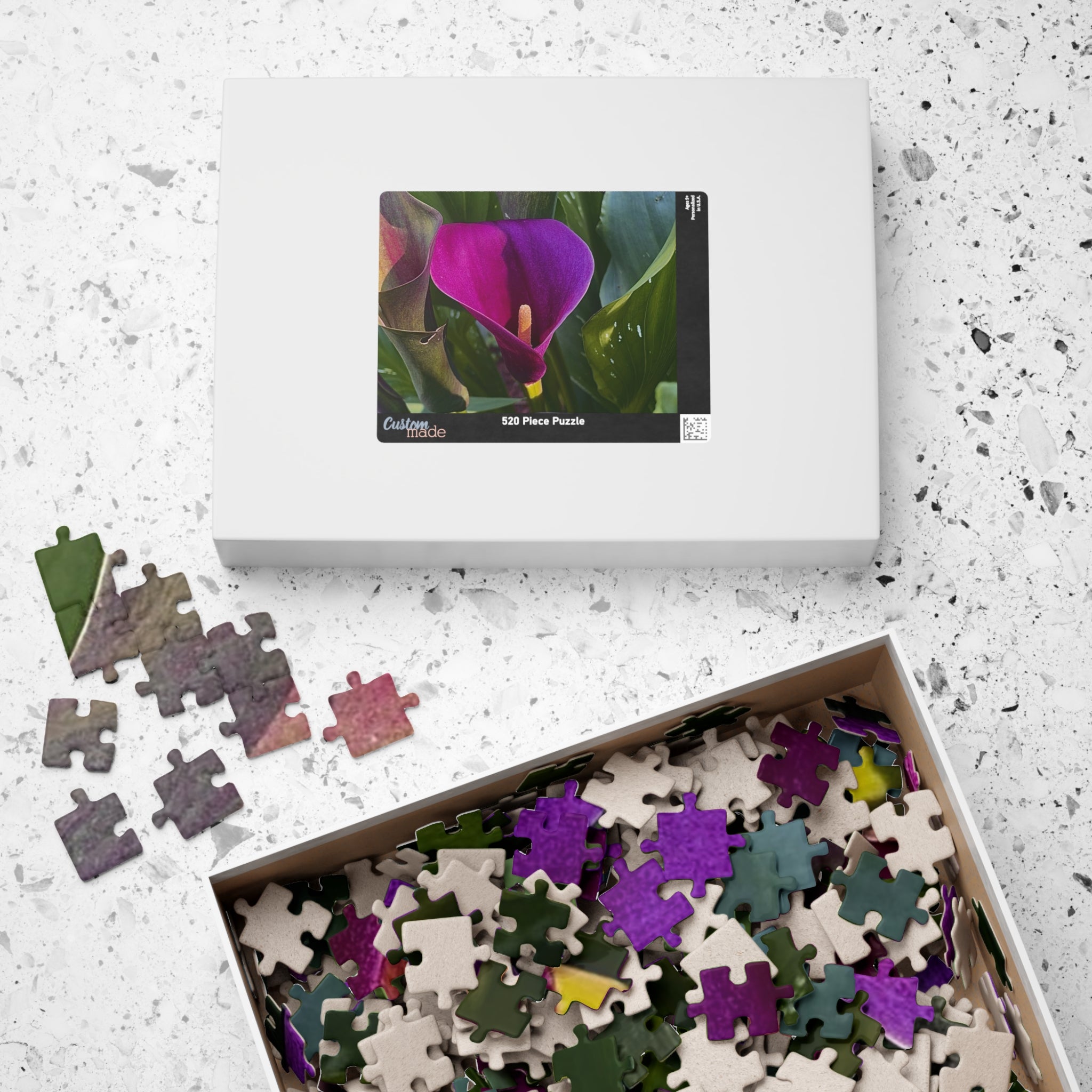 Purple Calla Lily Jigsaw Puzzle