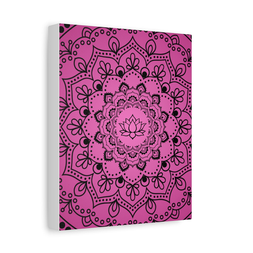 Pink Mandala Canvas Print