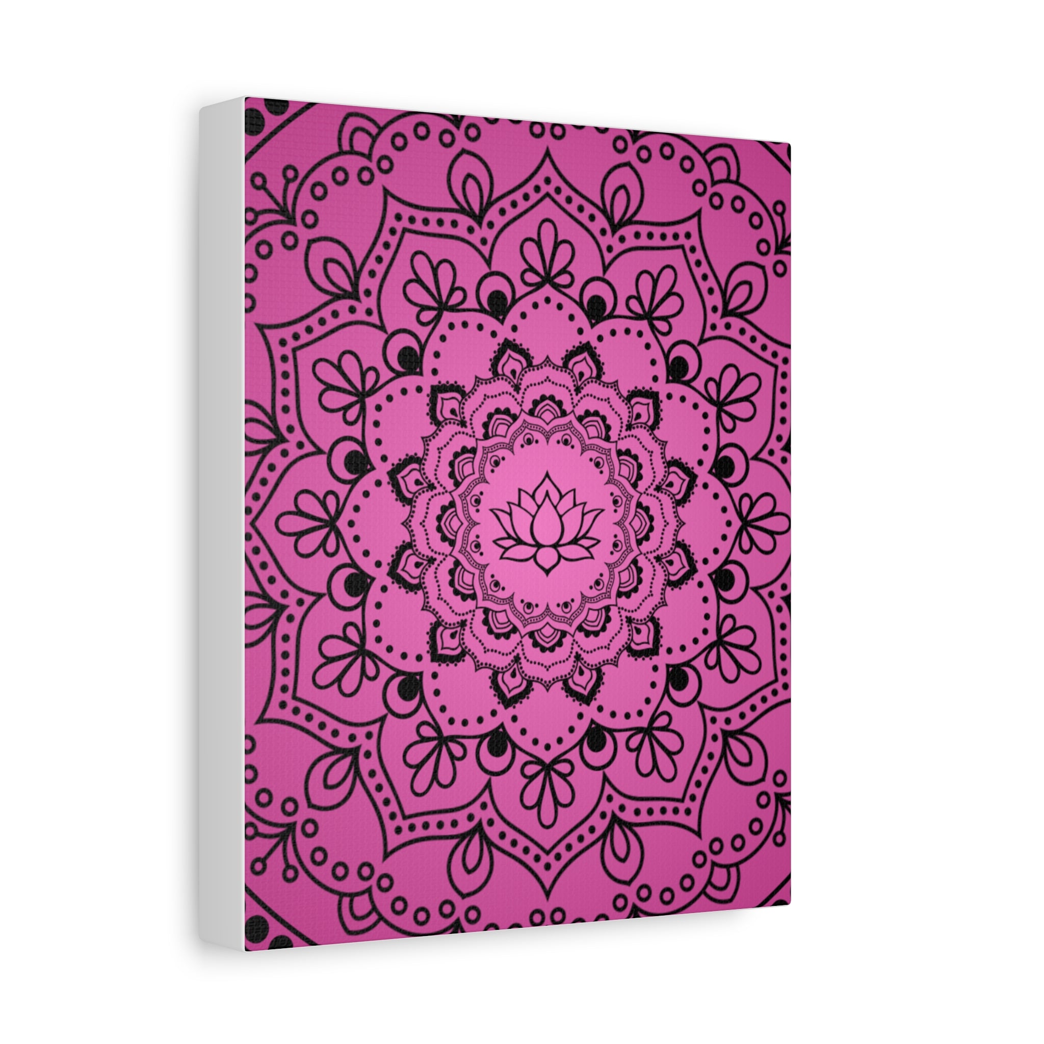 Pink Mandala Canvas Print