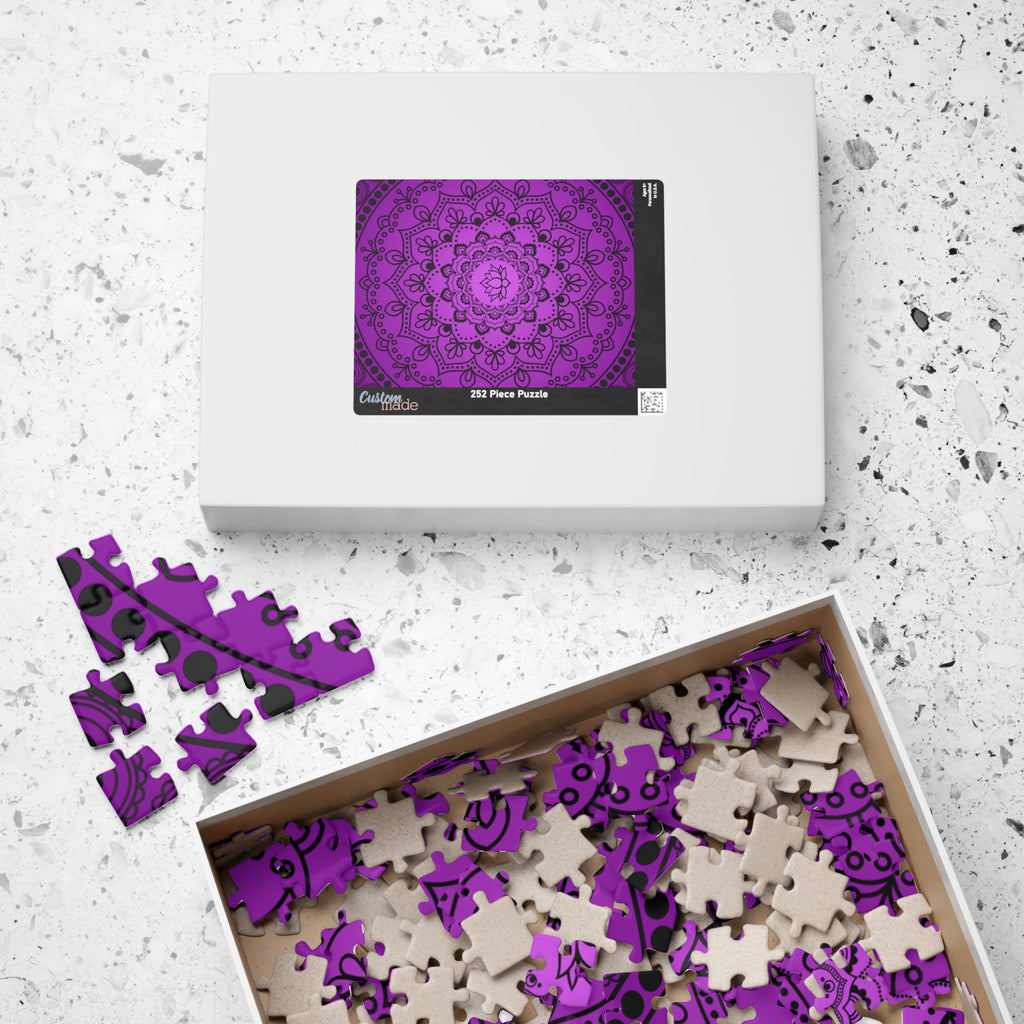 Purple Mandala Jigsaw Puzzle
